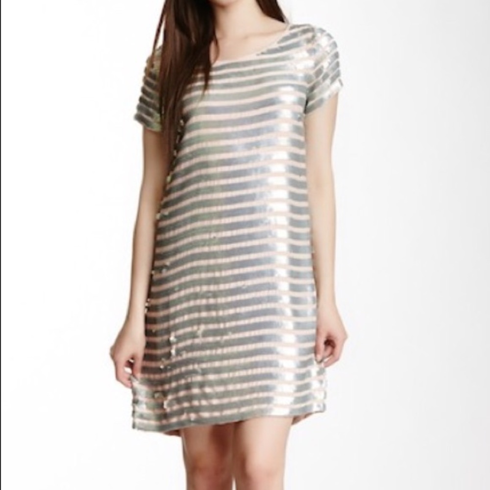 French Connection Fast Eden Sequins S/S Dress
